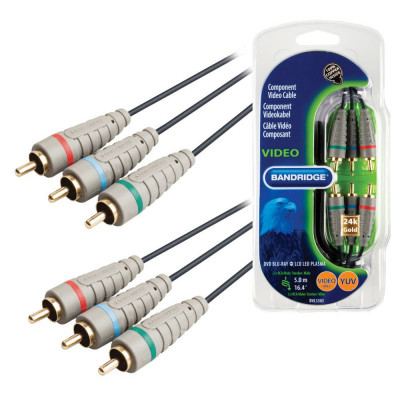 Cabo 3Rca Macho / 3Rca Macho 5M Bandridge