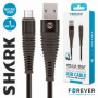 Cabo Usb-A 2.0 Macho / Micro Usb-B Macho Shark 1M Forever