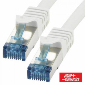 Cabo S/Ftp Cat6A Lszh Cobre Puro 2M Branco