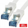 Cabo S/Ftp Cat6A Lszh Cobre Puro 2M Branco