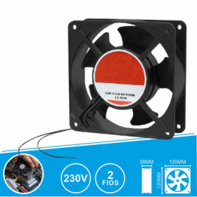 Ventoinha 230V 120X120X38Mm 2 Fios