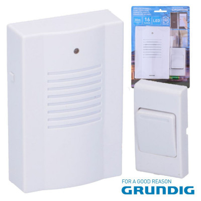 Campainha S/ Fios C/ Comando 230V 16 Tons Grundig