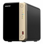 QNAP TS-264 NAS Tower Intel® Celeron® N5095 8 GB 0 TB QNAP QTS Preto, Dourado