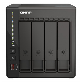 QNAP TS-453E NAS Tower Intel® Celeron® J6412 8 GB 0 TB QNAP QTS Preto