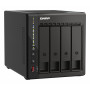 QNAP TS-453E NAS Tower Intel® Celeron® J6412 8 GB 0 TB QNAP QTS Preto