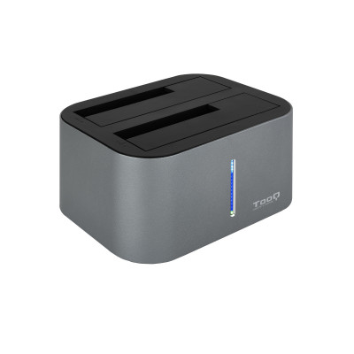 TooQ TQDS-805G Docking Station para Discos Rígidos USB 3.2 Gen 1 (3.1 Gen 1) Type-B Alumínio