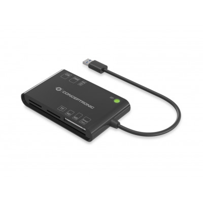 Conceptronic BIAN01B leitor de smart card Interior USB 3.2 Gen 1 (3.1 Gen 1) Preto