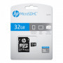 Cartão de memória micro secure digital sd hp 32gb classe 10 u1