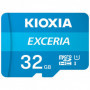 Cartão de memória micro secure digital sd kioxia 32gb exceria uhs - i c10 r100 com adaptador