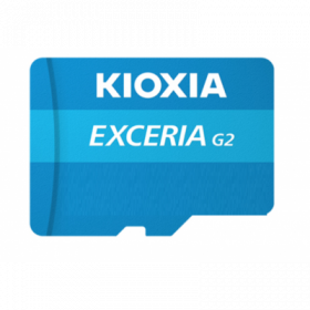 Micro sd kioxia 128gb exceria g2 w - adaptador