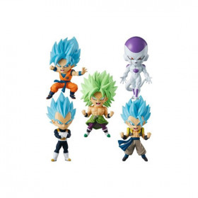 Conjunto de figuras bandai chibi masters dragon ball z 12 unidades com display de edição limitada