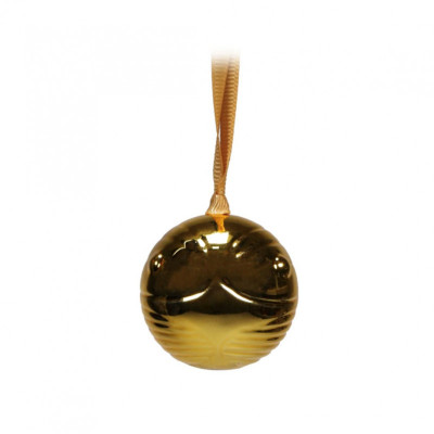 decoração de natal meia lua harry potter pomo de ouro