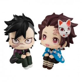 Pacote de 2 figuras megahouse look up genya & tanjiro kamado conjunto de presente de teste final