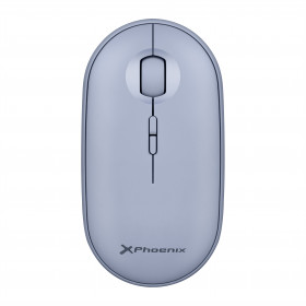 Phoenix Rebble Bluetooth ou 24Ghz Wireless Mouse com receptor USB Silent Click para Laptop Notebook PC Chomebook Mac