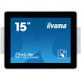 iiyama TF1515MC-B2 ecrã de sinalização 38,1 cm (15") LED 350 cd m² XGA Preto Ecrã táctil
