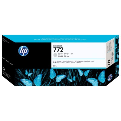 HP Tinteiro DesignJet 772 Cinzento Claro de 300 ml