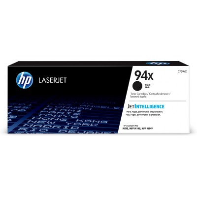 HP Toner LaserJet Original 94X, preto, de elevado rendimento