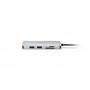 Kensington UH1400P USB 3.2 Gen 1 (3.1 Gen 1) Type-C Preto, Prateado