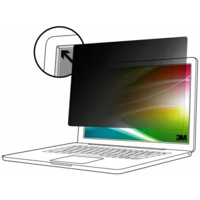 3M BP133W1B filtro para monitor 33,8 cm (13.3") Netbook Filtro de privacidade sem guia