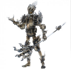 Figura coleção de diamantes juiz dredd juiz fogo preto e branco em mini escala pré-visualizações requintadas exclusivas