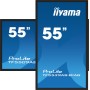 iiyama TF5539AS-B1AG ecrã de sinalização Plasma digital 138,7 cm (54.6") LED 500 cd m² 4K Ultra HD Preto Ecrã táctil