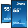 iiyama TF5539AS-B1AG ecrã de sinalização Plasma digital 138,7 cm (54.6") LED 500 cd m² 4K Ultra HD Preto Ecrã táctil