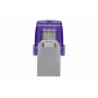 Kingston Technology DataTraveler microDuo 3C unidade de memória USB 256 GB USB Type-A   USB Type-C 3.2 Gen 1 (3.1 Gen 1) Aço