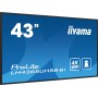 iiyama LH4365UHSB-B1 ecrã de sinalização Design de quiosque 108 cm (42.5") LED Wi-Fi 800 cd m² 4K Ultra HD Preto Processador