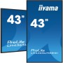 iiyama LH4365UHSB-B1 ecrã de sinalização Design de quiosque 108 cm (42.5") LED Wi-Fi 800 cd m² 4K Ultra HD Preto Processador