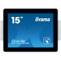 iiyama TF1515MC-B2 ecrã de sinalização 38,1 cm (15") LED 350 cd m² XGA Preto Ecrã táctil