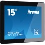 iiyama TF1515MC-B2 ecrã de sinalização 38,1 cm (15") LED 350 cd m² XGA Preto Ecrã táctil