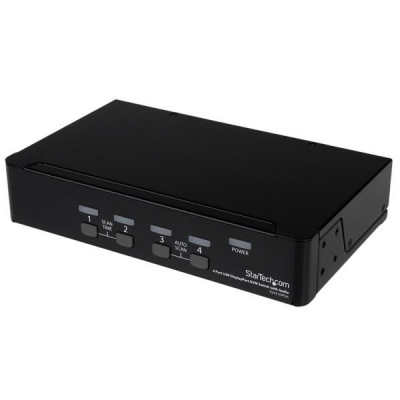 StarTech.com Comutador KVM DisplayPort USB 4 Portas com Áudio