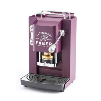 Máquina de café Pro Deluxe violeta roxo- prateado