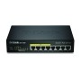 D-Link DGS-1008P E switch de rede Não-gerido L2 Power over Ethernet (PoE) Preto