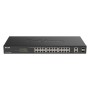 D-Link DGS-1100-26MPV2 E switch de rede Gerido L2 Gigabit Ethernet (10 100 1000) Power over Ethernet (PoE) Preto