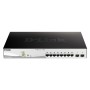 D-Link DGS-1210-10MP Gerido L2 Gigabit Ethernet (10 100 1000) Power over Ethernet (PoE) Preto, Cinzento