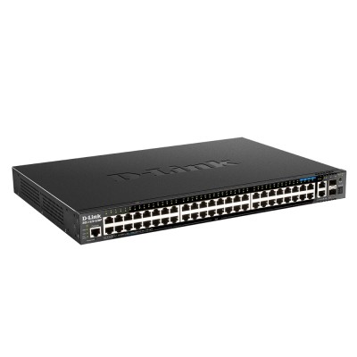 D-Link DGS-1520-52MP Gerido L3 Gigabit Ethernet (10 100 1000) Power over Ethernet (PoE) 1U Preto