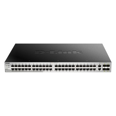 D-Link DGS-3130-54TS E switch de rede Gerido L3 Gigabit Ethernet (10 100 1000) Cinzento