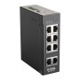 D-Link DIS-100E-8W switch de rede Não-gerido L2 Fast Ethernet (10 100) Preto