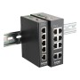 D-Link DIS-100E-8W switch de rede Não-gerido L2 Fast Ethernet (10 100) Preto