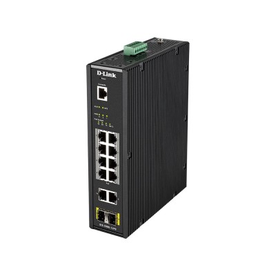 D-Link DIS-200G-12PS switch de rede Gerido L2 Gigabit Ethernet (10 100 1000) Power over Ethernet (PoE) Preto