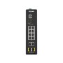 D-Link DIS-200G-12PS switch de rede Gerido L2 Gigabit Ethernet (10 100 1000) Power over Ethernet (PoE) Preto