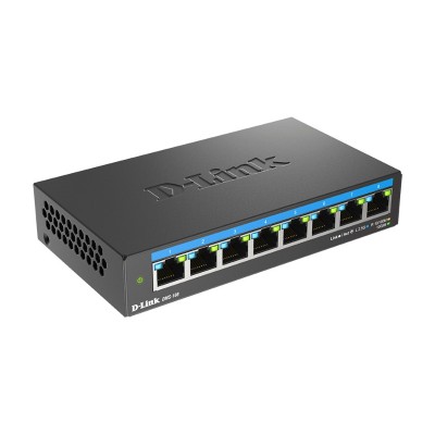 D-Link DMS-108 Não-gerido L2 2.5G Ethernet (100 1000 2500) Preto