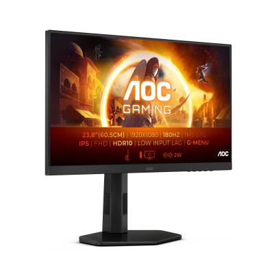 AOC 24G4X monitor de ecrã 60,5 cm (23.8") 1920 x 1080 pixels Full HD LCD Preto