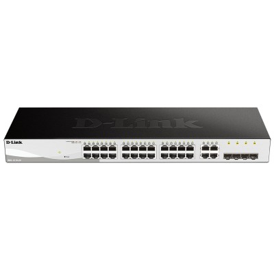 D-Link DGS-1210-24 Gerido L2 Gigabit Ethernet (10 100 1000) 1U Preto