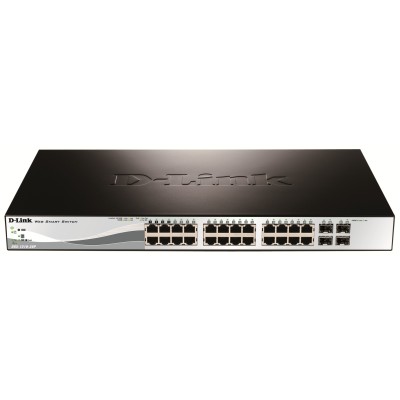 D-Link DGS-1210-28P Gerido L2 Gigabit Ethernet (10 100 1000) Power over Ethernet (PoE) 1U