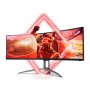 AOC B2 AG493UCX2 monitor de ecrã 124 cm (48.8") 5120 x 1440 pixels Quad HD LED Preto