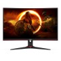 AOC G2 C24G2AE BK monitor de ecrã 59,9 cm (23.6") 1920 x 1080 pixels Full HD LED Preto, Vermelho