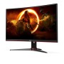 AOC G2 C24G2AE BK monitor de ecrã 59,9 cm (23.6") 1920 x 1080 pixels Full HD LED Preto, Vermelho