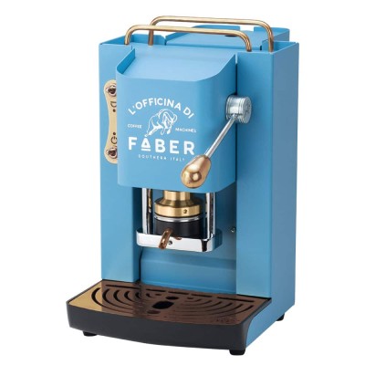 Máquina de café  Pro Deluxe turquesa- Dourado